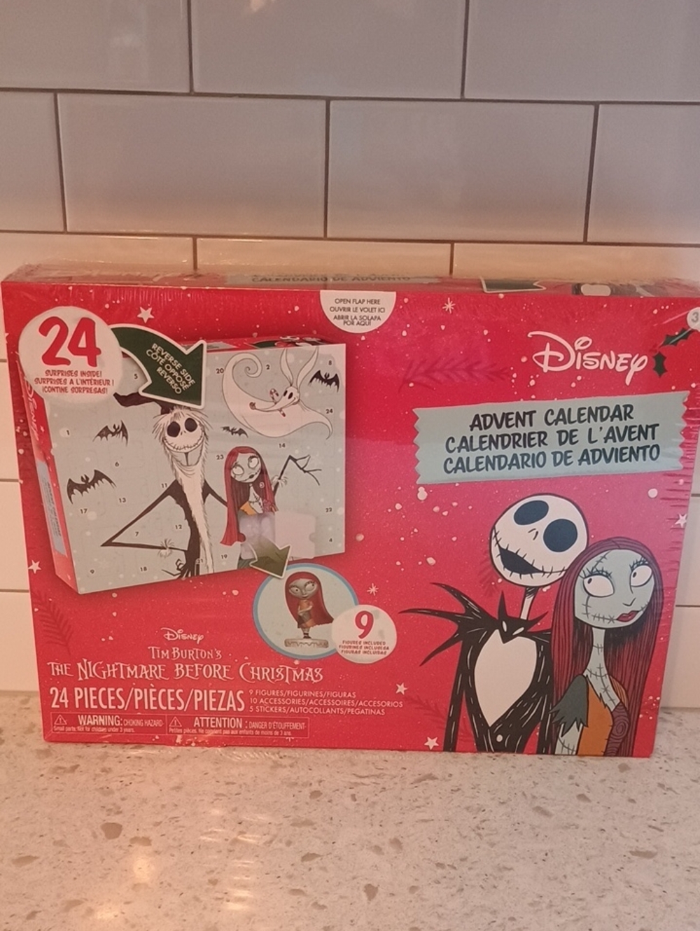 Brand New; Disney The Nightmare Before Christmas Advent Calendar